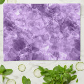 濃い紫色のクチクチしたテクスチャ キッチンタオル (折り畳み)