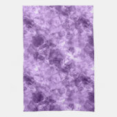 濃い紫色のクチクチしたテクスチャ キッチンタオル (縦)