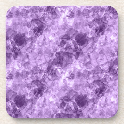 濃い紫色のクチクチしたテクスチャ コースター (正面)