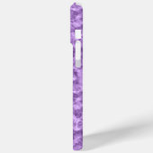 濃い紫色のクチクチしたテクスチャ Case-Mate iPhoneケース (裏面 / 左)