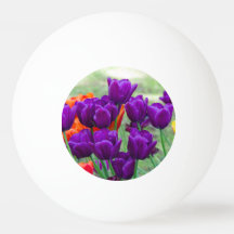 濃い紫色のチューリップのジグソー