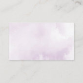 濃い紫色のバラフローラゴシック様式のレジストリエンクロージャ エンクロージャーカード (裏面)