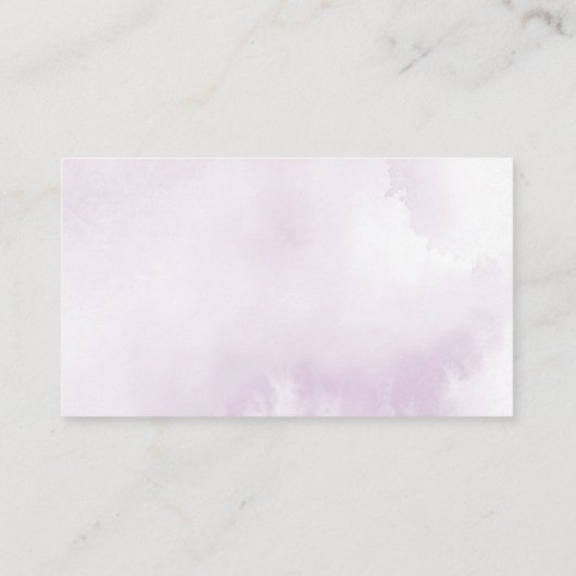 濃い紫色のバラフローラゴシック様式のレジストリエンクロージャ エンクロージャーカード (裏面)