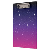 濃い紫色の星空 クリップボード (左)