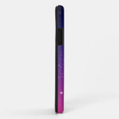 濃い紫色の星空 Case-Mate iPhoneケース (裏面/右)