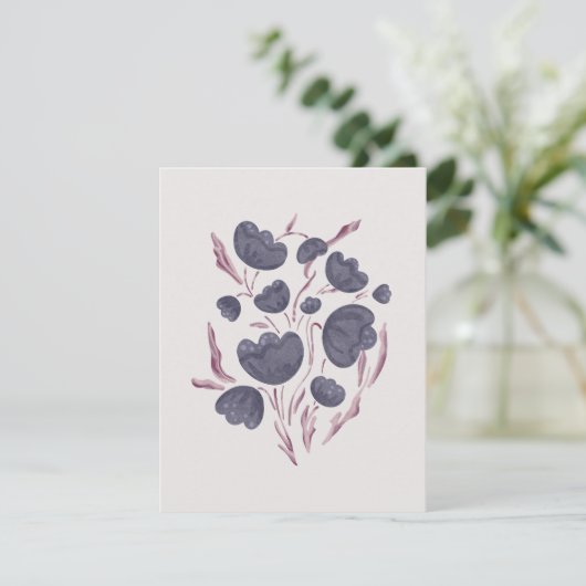 濃い紫色の花の美学 (スタンド正面)