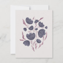 濃い紫色の花の美学