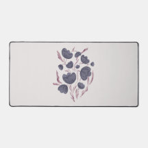 濃い紫色の花の美学