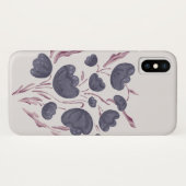 濃い紫色の花の美学 Case-Mate iPhoneケース (裏面(横))