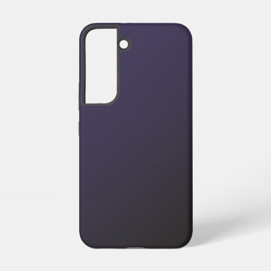 濃い紫色の黒のグラデーション銀河系S22ケース SAMSUNG GALAXYケース (裏面)