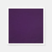 濃い紫 スタンダードカクテルナプキン (正面)