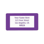 濃い紫 ラベル (正面)
