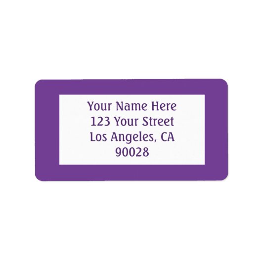 濃い紫 ラベル (正面)