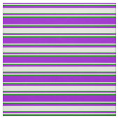 濃い紫、白、緑の色の線 ファブリック (見本)