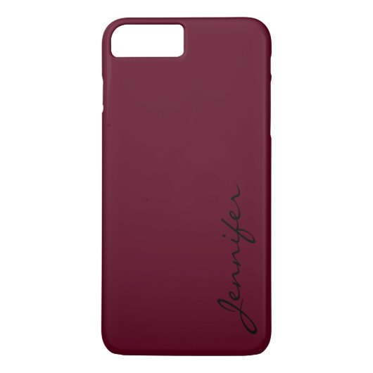 濃い緋色の背景 Case-Mate iPhoneケース (裏面)