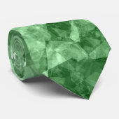 濃い緑でくしゃくしゃになったテクスチャ ネクタイ (ロール)