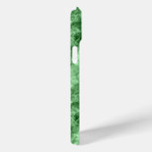 濃い緑でくしゃくしゃになったテクスチャ Case-Mate iPhoneケース (裏面 / 右)