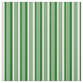 濃い緑と白の線の付いたパターン ファブリック (見本)