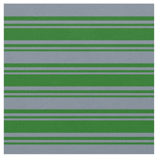 濃い緑と石板グレー色パターン ファブリック (クローズアップ)