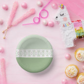 濃い緑と薄い緑 ペーパーボウル (パーティー)