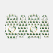 濃い緑と金ゴールドエレガントの花Sweet sixteen フェイバーボックス (折り畳みなし)