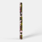 濃い緑にリンゴの花 SAMSUNG GALAXYケース (右側面)