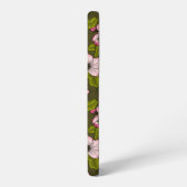 濃い緑にリンゴの花 SAMSUNG GALAXYケース (左側面)