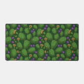 濃い緑に咲くオプンティア デスクマット (正面)