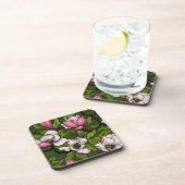 濃い緑に咲くマグノリア コースター (右側)