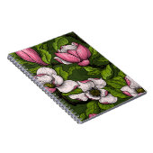 濃い緑に咲くマグノリア ノートブック (右側)