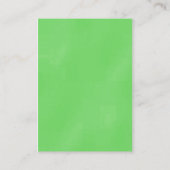 濃い緑のウェディングレセプションカード エンクロージャーカード (裏面)