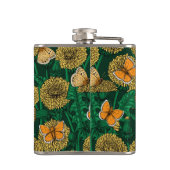 濃い緑のタンポポ草原 フラスク (裏面)