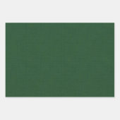 濃い緑のテクスチャ ラッピングペーパーシート (正面2)
