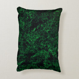 濃い緑のテクスチャ、破壊または腐食したスポンジ アクセントクッション