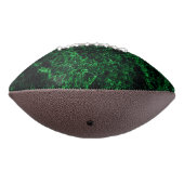 濃い緑のテクスチャ、破壊または腐食したスポンジ アメリカンフットボール (回転270)