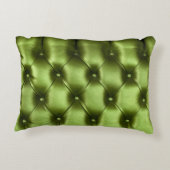 濃い緑の大文字の背景テクスチャ  アクセントクッション (裏面)