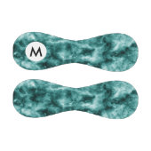 濃い緑の大理石テクスチャ 野球ボール (パネル)