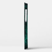 濃い緑の大理石テクスチャ Case-Mate iPhoneケース (裏面 / 左)