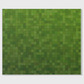 濃い緑の濃い背景 ラッピングペーパー (フラット)