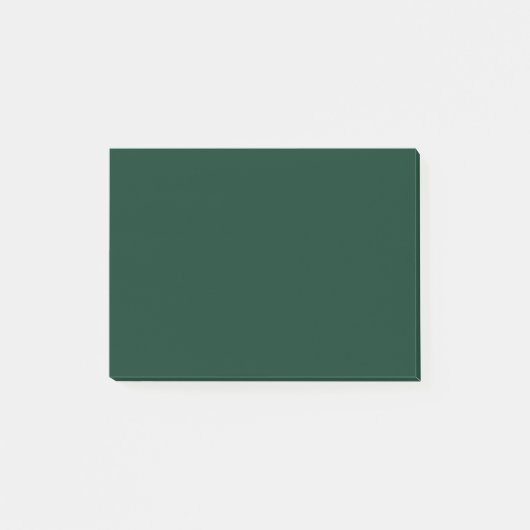 濃い緑の無地の色 ポストイット (正面)
