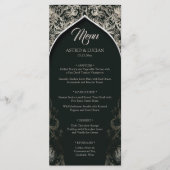 濃い緑の王宮の銀が輝結婚く メニュー (正面)