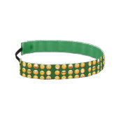 濃い緑の絵文字ヘッドバンド アスレチックヘッドバンド (左)