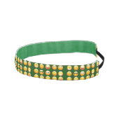 濃い緑の絵文字ヘッドバンド アスレチックヘッドバンド (右)