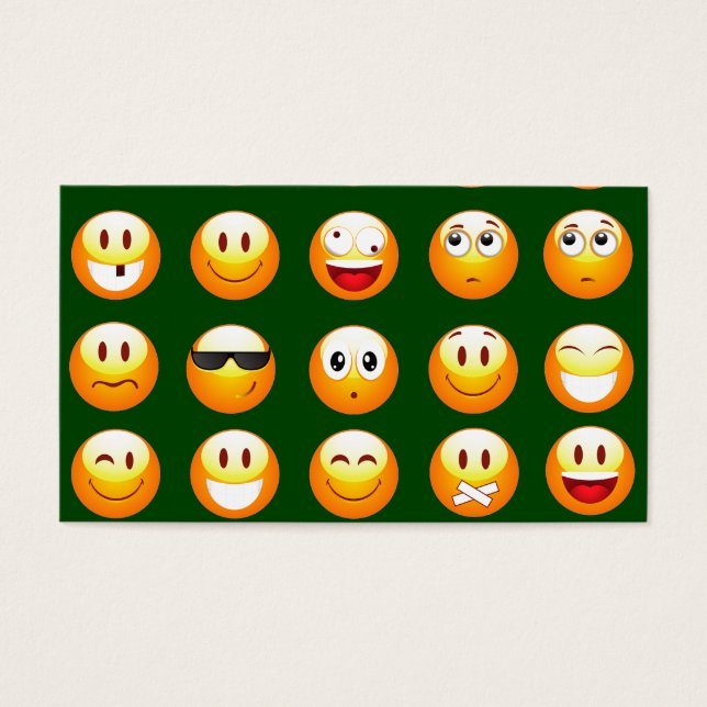 濃い緑の絵文字 (正面)