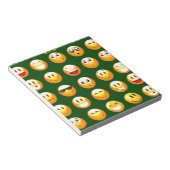 濃い緑の絵文字 ノートパッド (アングル)