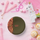 濃い緑の離れ人が幸せ感謝祭与え感謝していを行う ペーパーボウル (パーティー)