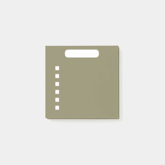 濃い緑のTo-Doリスト ポストイット