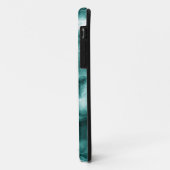 濃い緑大理石テクスチャ Case-Mate iPhoneケース (裏面/左)