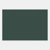 濃い緑 ラッピングペーパーシート (正面2)