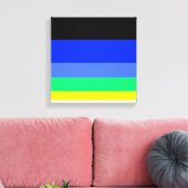 濃い線 キャンバスプリント (インサイチュ (リビング))